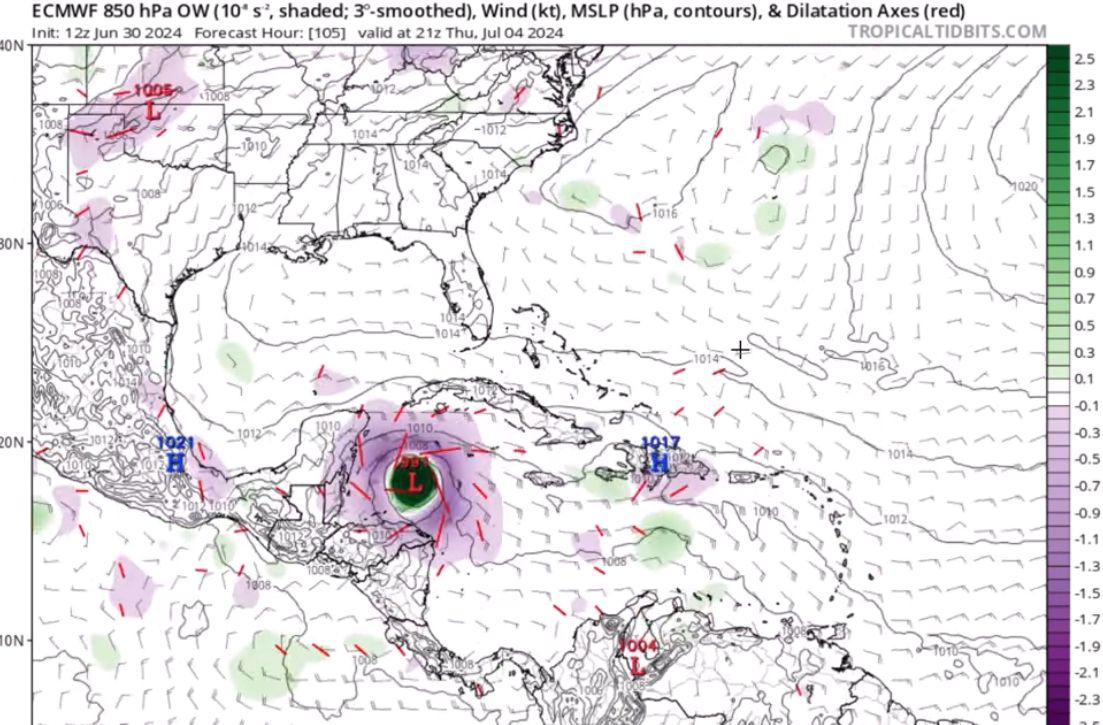 Embajada Americana Advierte De Posible Impacto Del Huracan Beryl En Las Costas Hondureñas.