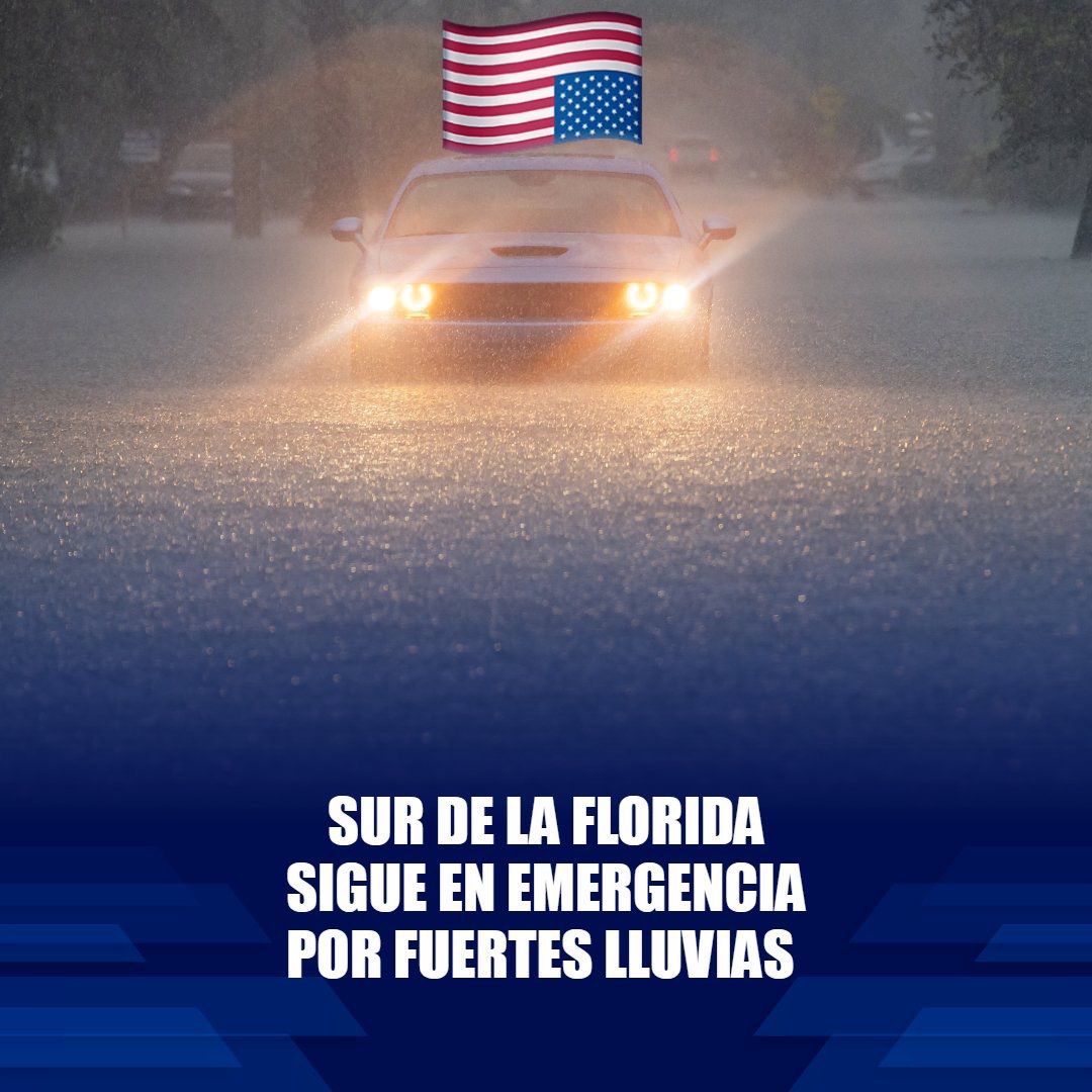 EE.UU. Cinco Condados En Estado De Emergencia, Por Intensas Lluvias En Florida.