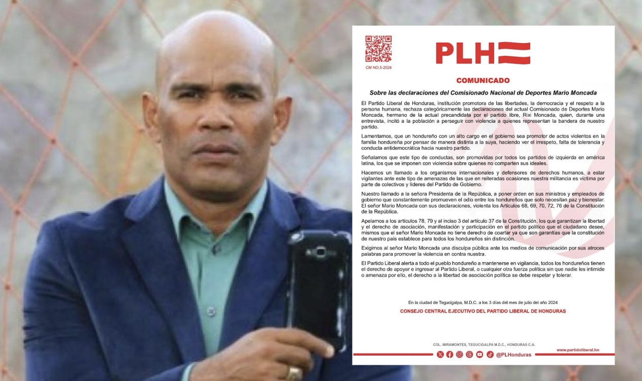 Mario Moncada Pide Insurrección A Paramilitares De Libre En Contra De Liberales.