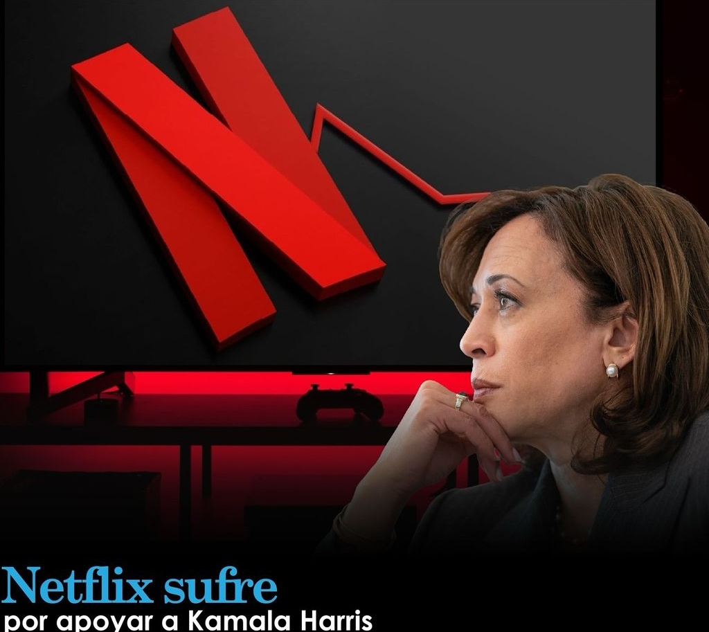 NetFix Sufre Perdidas Millonarias Por Apoyar Públicamente A La Iluminada De Kamala Harris.