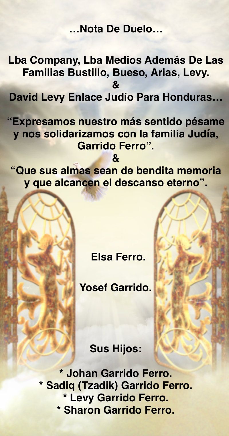 En Memoria De Yosef Garrido & Elsa Ferro.