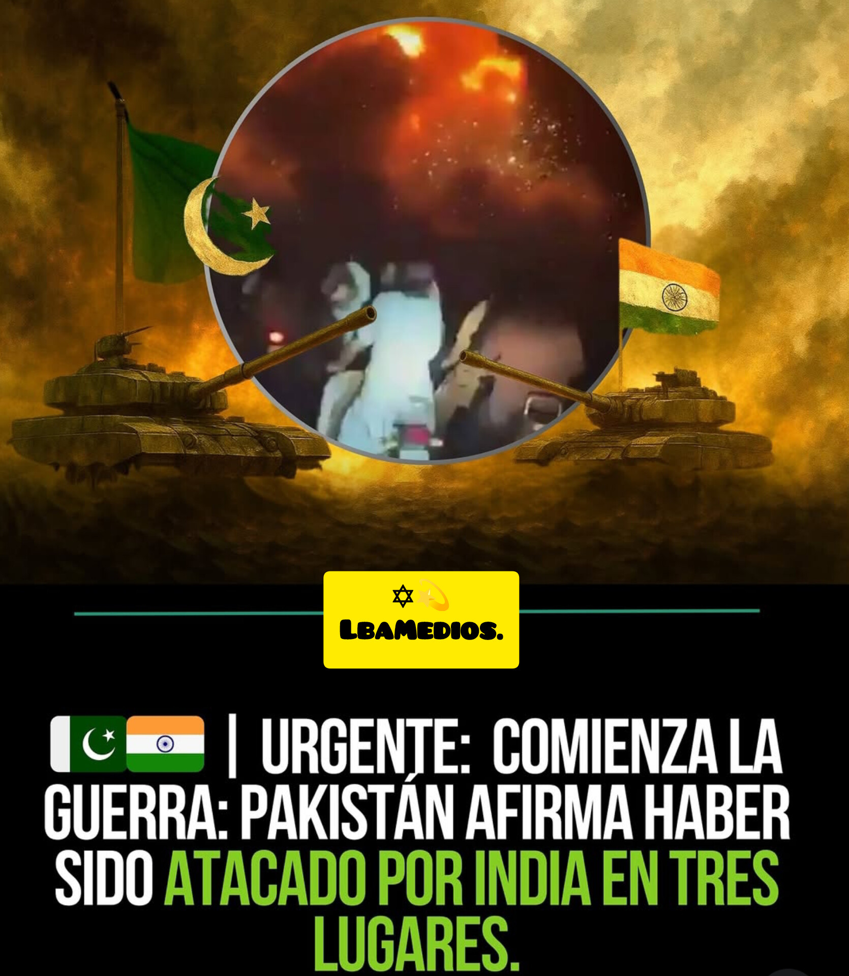Conflicto Bélico Entre India & Pakistán.